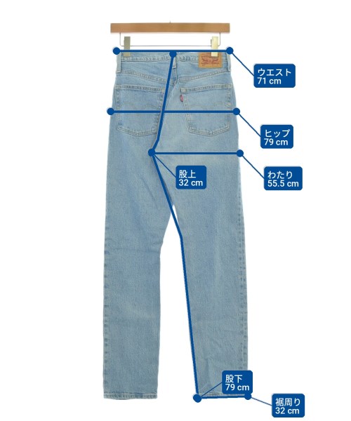Levi's（リーバイス）デニムパンツ 青 サイズ:26(M位) レディース/2200719840074