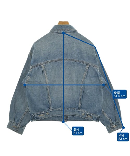 Levi's（リーバイス）デニムジャケット 青 サイズ:S レディース/2200720940015