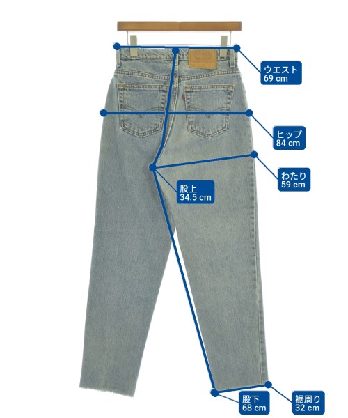 Levi's（リーバイス）デニムパンツ 青 サイズ:S レディース/2200724863099