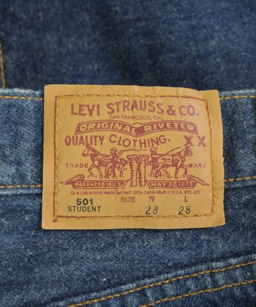 Levi's（リーバイス）デニムパンツ 紺 サイズ:28(L位) レディース/2200724863136