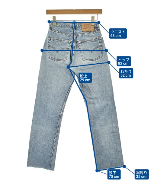 Levi's（リーバイス）デニムパンツ 青 サイズ:26(M位) レディース/2200672671074