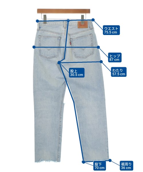 Levi's（リーバイス）デニムパンツ 青 サイズ:27(M位) レディース/2200684645094