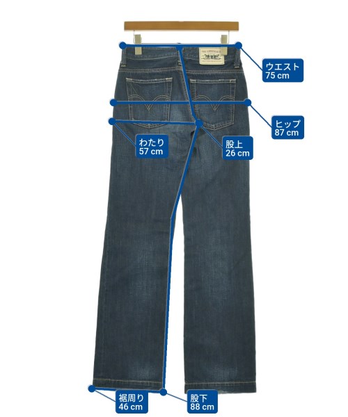Levi's（リーバイス）デニムパンツ 青 サイズ:28(L位) レディース/2200684858012