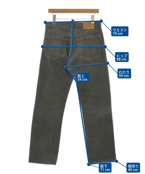 Levi's（リーバイス）デニムパンツ 黒 サイズ:32(L位) メンズ/2200685081082