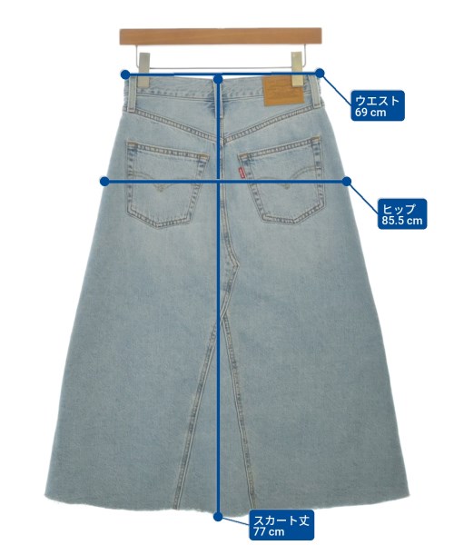 Levi's（リーバイス）ロング・マキシ丈スカート 青 サイズ:24(S位) レディース/2200681326064