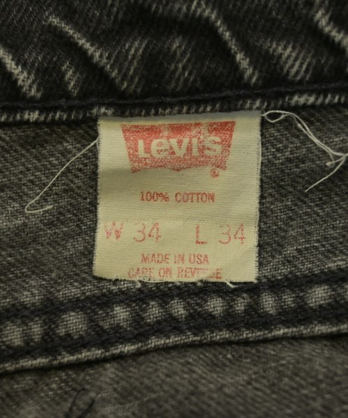 Levi's（リーバイス）デニムパンツ 黒 サイズ:34(XL位) メンズ/2200685590027