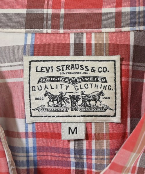 Levi's（リーバイス）カジュアルシャツ 赤 サイズ:M メンズ/2200679653097