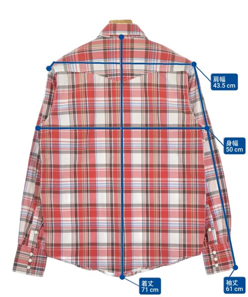 Levi's（リーバイス）カジュアルシャツ 赤 サイズ:M メンズ/2200679653097