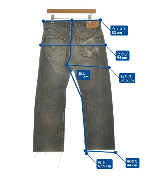 Levi's（リーバイス）デニムパンツ グレー サイズ:34(XL位) メンズ/2200685680377