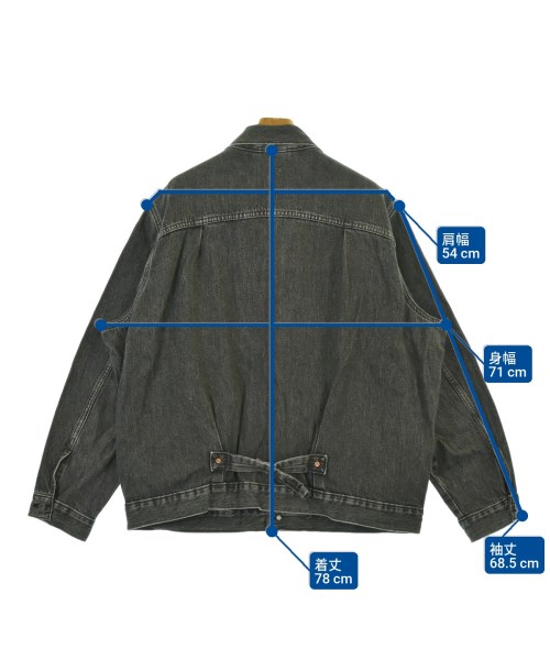 Levi's（リーバイス）デニムジャケット グレー サイズ:XL メンズ/2200685727034