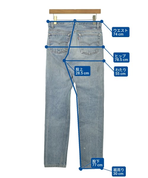 Levi's（リーバイス）デニムパンツ 青 サイズ:28(S位) レディース/2200684510040