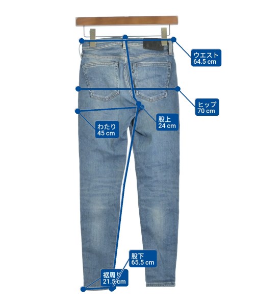 LEVI'S MADE&CRAFTED（リーバイスメイドアンドクラフテッド）デニムパンツ 紺 サイズ:25(S位) レディース/2200687153022