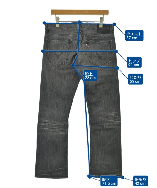 Levi's（リーバイス）デニムパンツ グレー サイズ:32(L位) メンズ/2200687331109