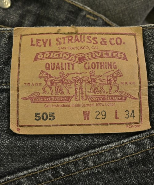 Levi's（リーバイス）デニムパンツ 黒 サイズ:29(S位) メンズ/2200681029125