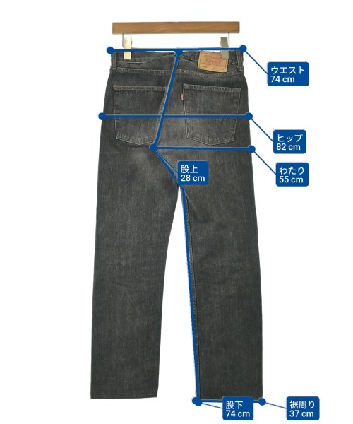 Levi's（リーバイス）デニムパンツ 黒 サイズ:29(S位) メンズ/2200681029125