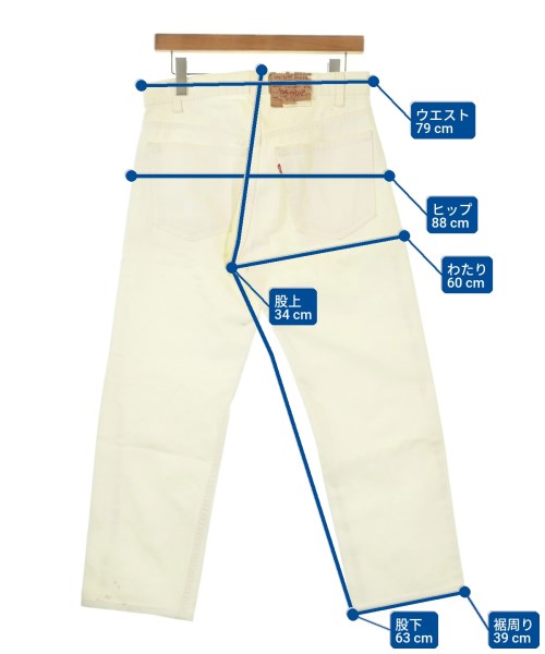 Levi's（リーバイス）デニムパンツ 白 サイズ:32(L位) メンズ/2200681274099