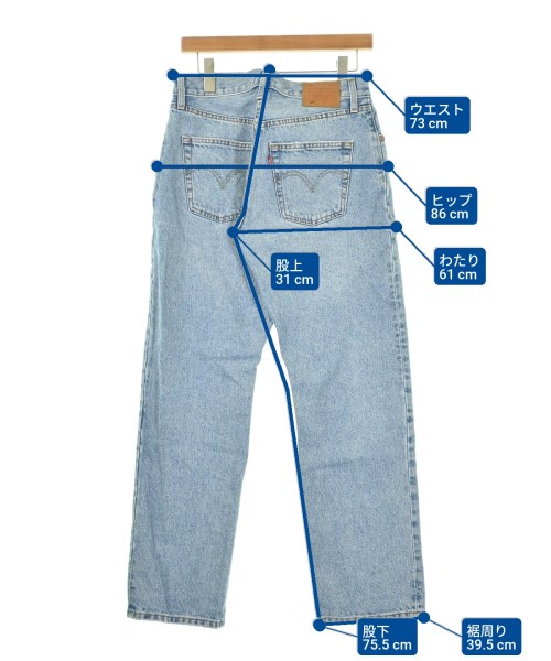 Levi's（リーバイス）デニムパンツ 青 サイズ:28(L位) レディース/2200690228120