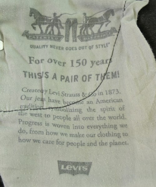 Levi's（リーバイス）デニムパンツ 黒 サイズ:28(L位) メンズ/2200690838039