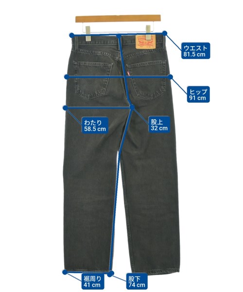Levi's（リーバイス）デニムパンツ 黒 サイズ:28(L位) メンズ/2200690838039