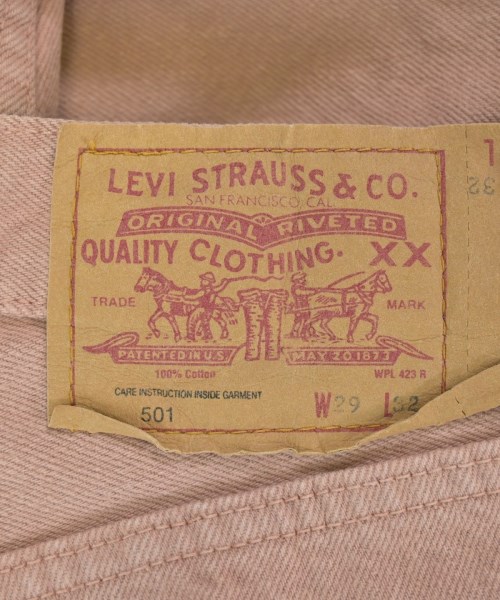 Levi's（リーバイス）デニムパンツ ピンク サイズ:29(S位) メンズ/2200672534010