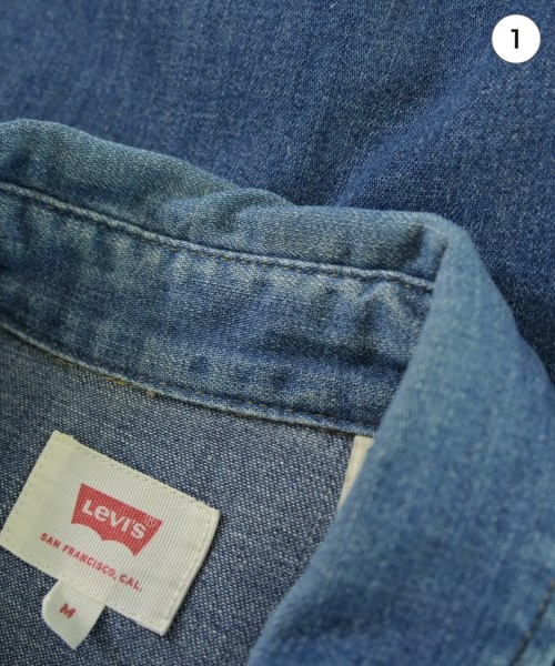 Levi's（リーバイス）カジュアルシャツ 紺 サイズ:M メンズ/2200691216058