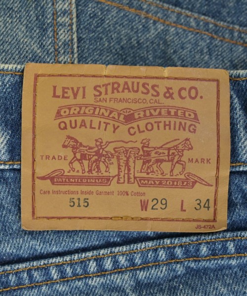 Levi's（リーバイス）ひざ丈スカート 青 サイズ:29(L位) レディース/2200691484105