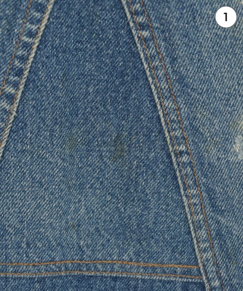 Levi's（リーバイス）ひざ丈スカート 青 サイズ:29(L位) レディース/2200691484105