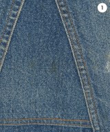Levi's（リーバイス）ひざ丈スカート 青 サイズ:29(L位) レディース/2200691484105
