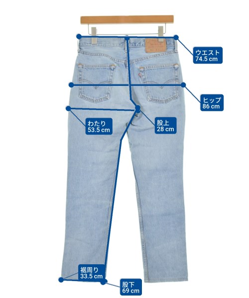 Levi's（リーバイス）デニムパンツ 青 サイズ:S メンズ/2200684204086