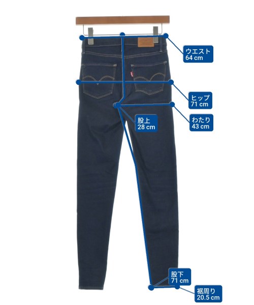 Levi's（リーバイス）デニムパンツ 紺 サイズ:24(S位) レディース/2200686485094