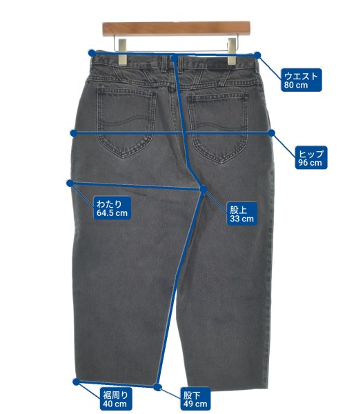 Lee（リー）デニムパンツ 黒 サイズ:-(M位) メンズ/2200634681080