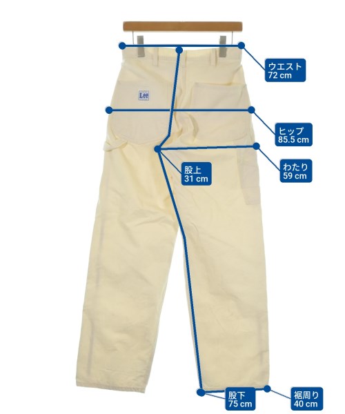 Lee（リー）デニムパンツ 白 サイズ:XS レディース/2200629432024