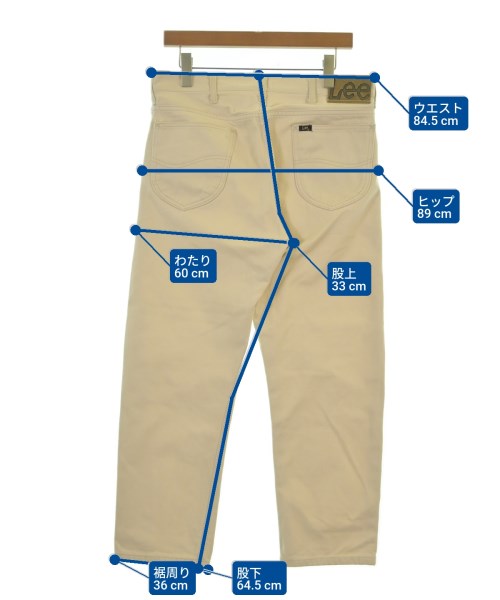 Lee（リー）チノパン 白 サイズ:33(L位) メンズ/2200636706095