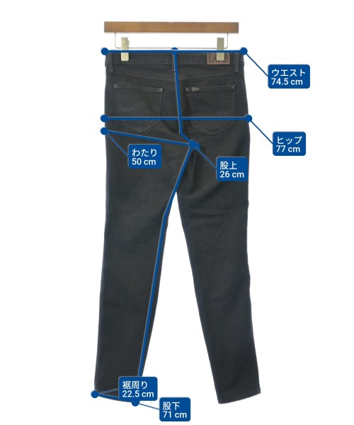 Lee（リー）デニムパンツ 黒 サイズ:L レディース/2200623367063