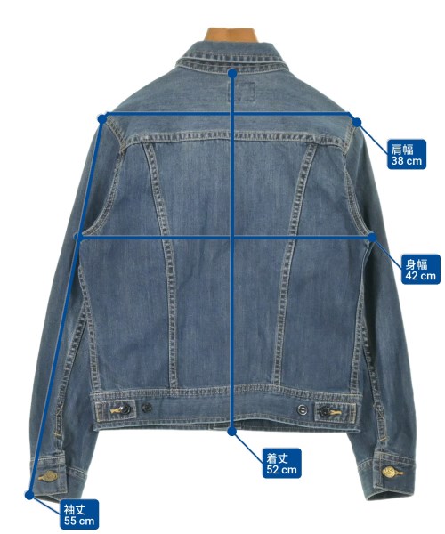 Lee（リー）デニムジャケット 紺 サイズ:38(M位) レディース/2200625469024
