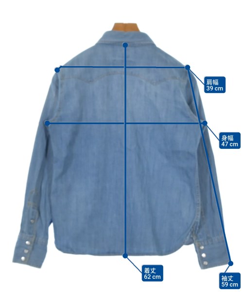 Lee（リー）カジュアルシャツ 青 サイズ:M レディース/2200642523075