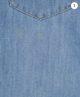 Lee（リー）カジュアルシャツ 青 サイズ:M レディース/2200642523075