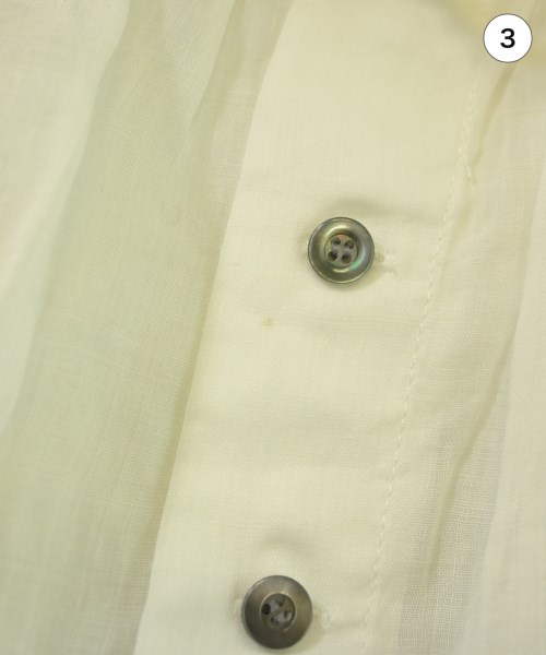 HUMAN WOMAN（ヒューマン　ウーマン）ブラウス 白 サイズ:M レディース/2200642719034