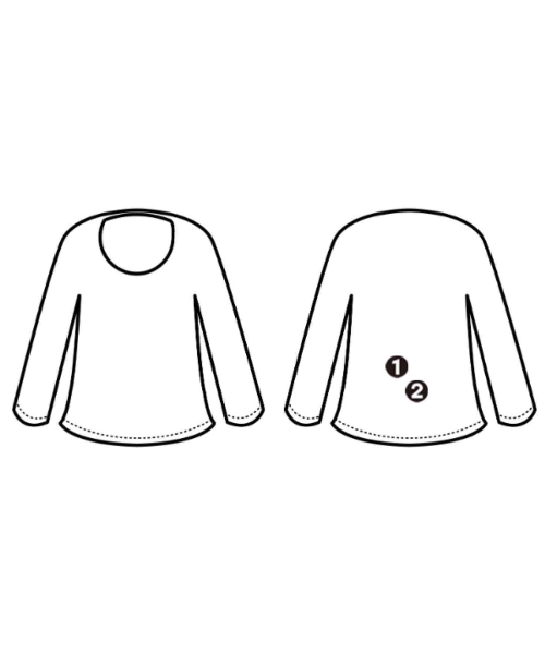 HUMAN WOMAN（ヒューマン　ウーマン）ブラウス 白 サイズ:M レディース/2200642719096