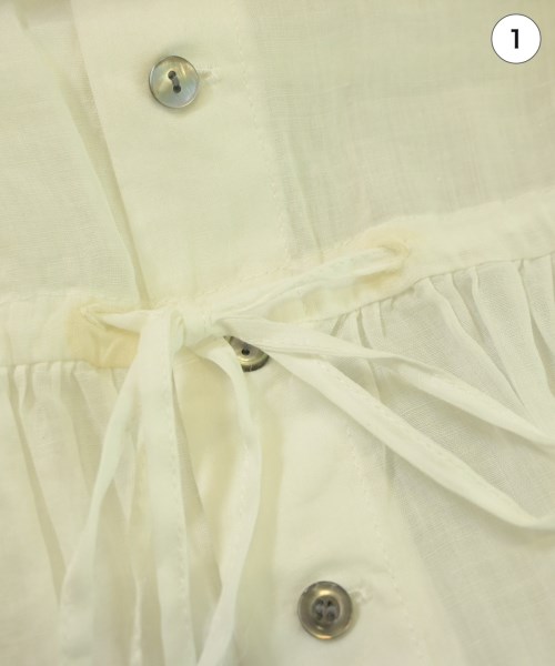 HUMAN WOMAN（ヒューマン　ウーマン）ブラウス 白 サイズ:M レディース/2200642719096