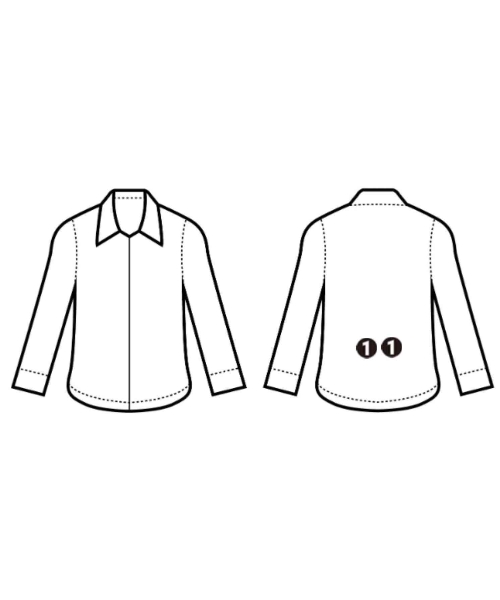 HUMAN WOMAN（ヒューマン　ウーマン）ブラウス 白 サイズ:M レディース/2200642731418