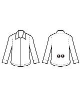 HUMAN WOMAN（ヒューマン　ウーマン）ブラウス 白 サイズ:M レディース/2200642731418