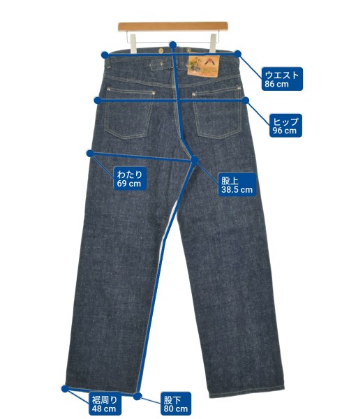 Lee（リー）デニムパンツ 紺 サイズ:32(L位) メンズ/2200643556010