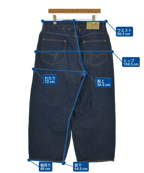 Lee（リー）デニムパンツ 紺 サイズ:L メンズ/2200644033299