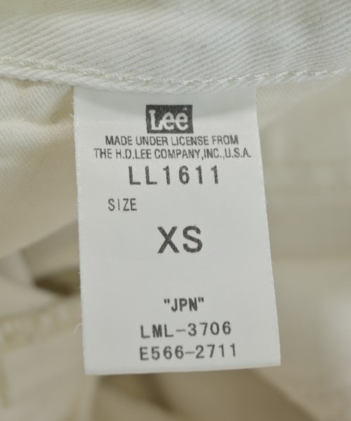 Lee（リー）デニムパンツ 白 サイズ:XS レディース/2200630723029