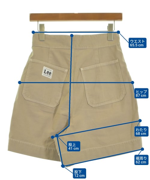 Lee（リー）ショートパンツ ベージュ サイズ:M レディース/2200619812027