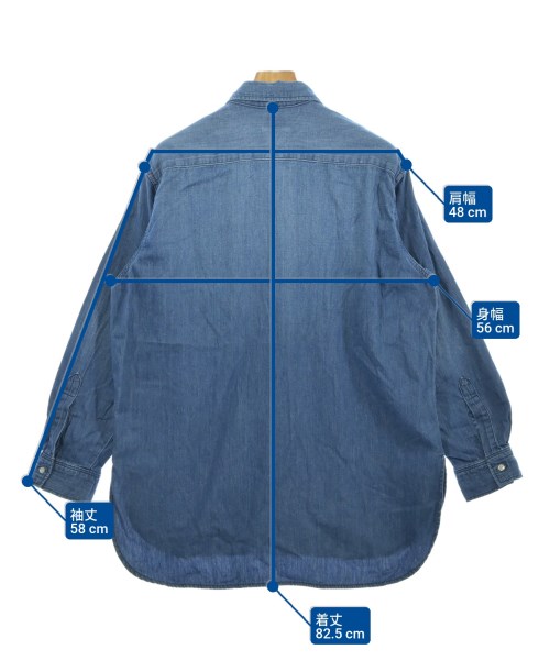 Lee（リー）カジュアルシャツ 青 サイズ:M メンズ/2200633433048