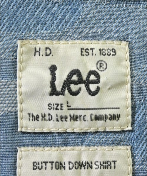 Lee（リー）カジュアルシャツ 青 サイズ:L メンズ/2200614463170