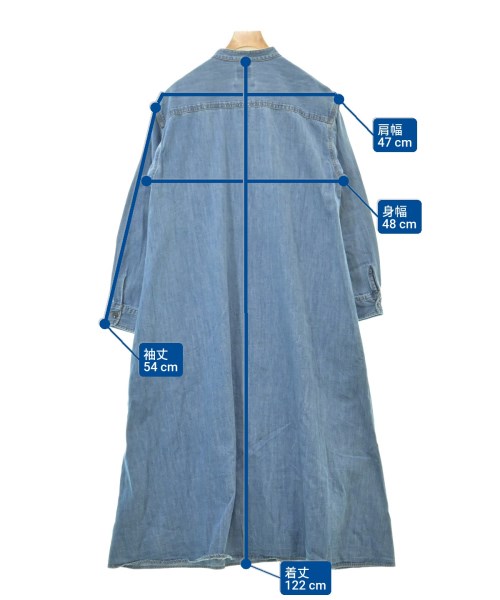 Lee（リー）シャツワンピース 青 サイズ:F レディース/2200614427035