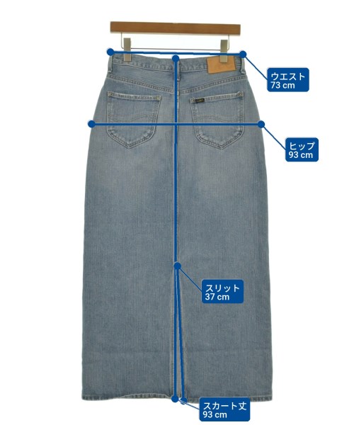 Lee（リー）ロング・マキシ丈スカート 青 サイズ:M レディース/2200616685099
